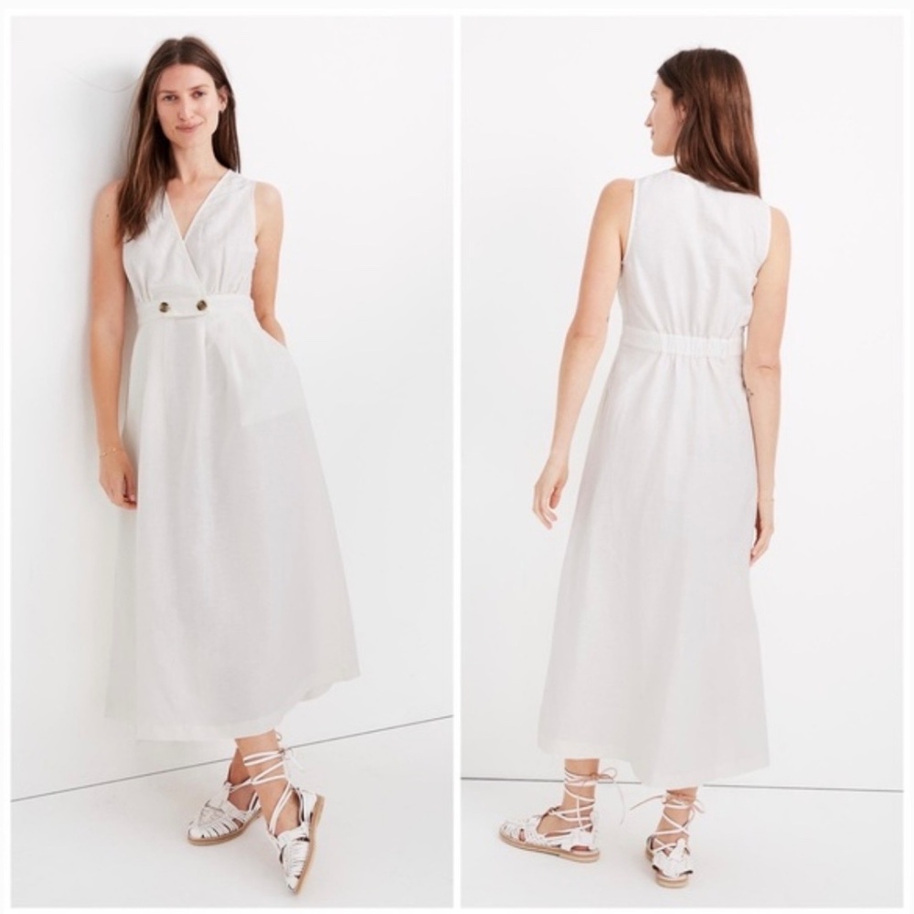 Madewell White Midi Dress - Picture 2 of 5